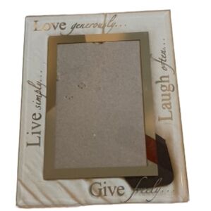 Clear glass picture frame‎